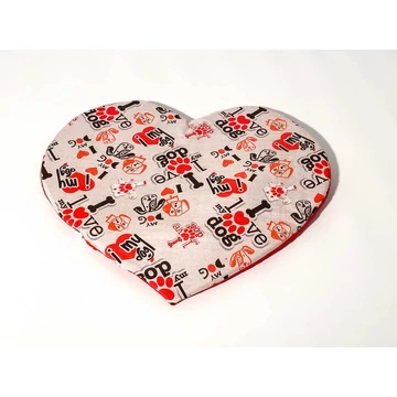 Szív alakú párna ( kb.60x50 cm )
